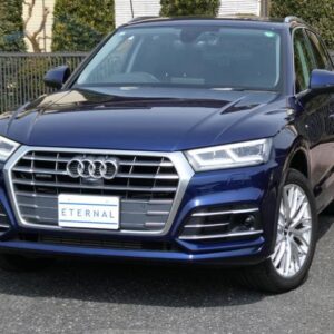 2017 Audi Q5 blue gasoline used car Japan export