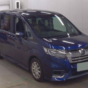 2018 Honda Stepwagon Spada blue gasoline used car Japan export