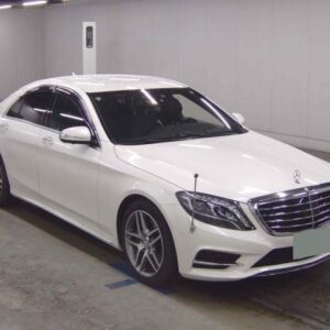 2015 Mercedes Benz S-Class white gasoline used car Japan export
