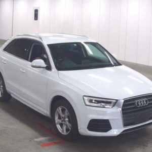 2017 Audi Q3 white gasoline used car Japan export