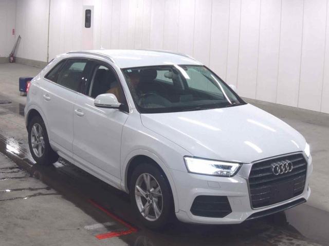 Ref:AUX-23019541 AUDI Q3 2015 1 2015 Audi Q3 white gasoline used car Japan export