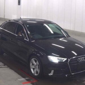 2018 Audi A3 Sedan black gasoline used car Japan export