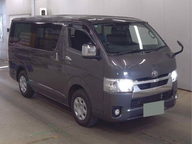 Ref:AUX-23019567 TOYOTA HIACE VAN 2021 1 2021 Toyota Hiace Van gray diesel used car Japan export