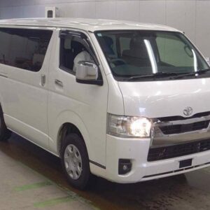 2023 Toyota Hiace Van pearl diesel used car Japan export
