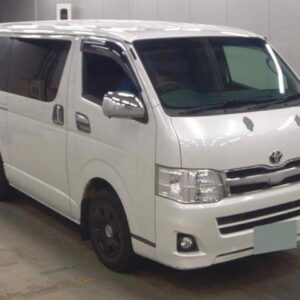 2011 Toyota Regius Ace Van pearl gasoline used car Japan export