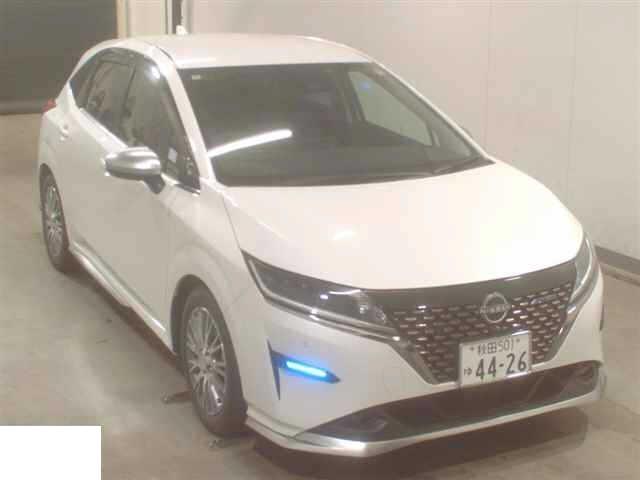 Ref:AUX-23019606 NISSAN NOTE 2022 1 2022 Nissan Note pearl gasoline used car Japan export