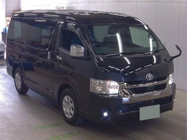 Ref:AUX-23019610 TOYOTA HIACE VAN 2025 1 2025 Toyota Hiace Van black diesel used car Japan export