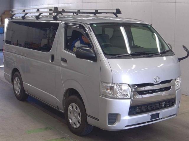 Ref:AUX-23019780 TOYOTA HIACE VAN 2017 1 2017 Toyota Hiace Van silver diesel used car Japan export