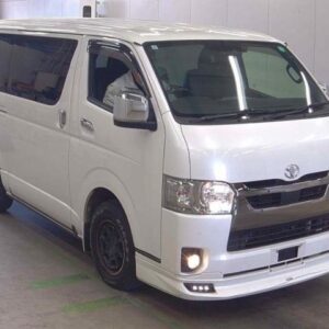 2021 Toyota Hiace Van pearl diesel used car Japan export