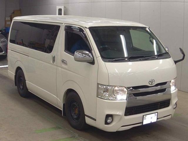 Ref:AUX-23019848 TOYOTA HIACE VAN 2014 1 2014 Toyota Hiace Van white diesel used car Japan export