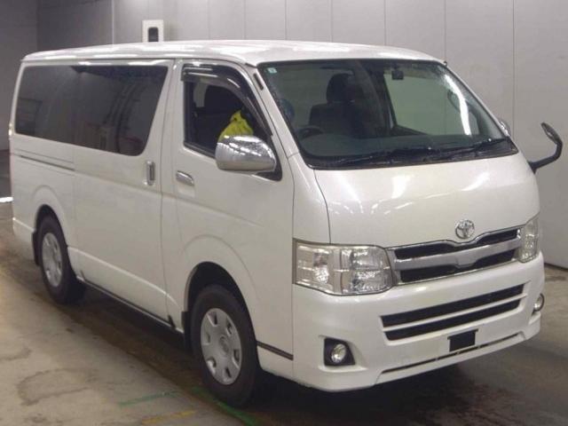 Ref:AUX-23019855 TOYOTA HIACE VAN 2013 1 2013 Toyota Hiace Van pearl diesel used car Japan export