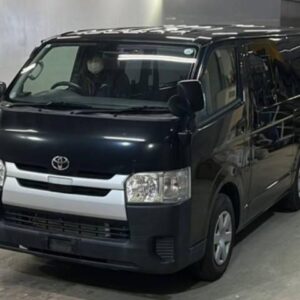 2020 Toyota Hiace Van black gasoline used car Japan export
