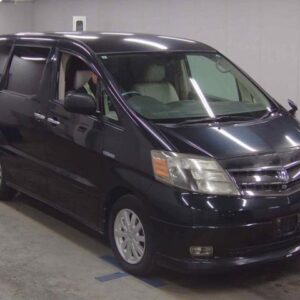 2005 Toyota Alphard Hybrid black gasoline used car Japan export