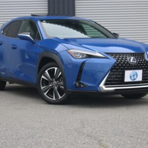 2018 Lexus Ux blue hybrid used car Japan export