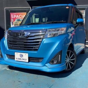 2019 Toyota Roomy blue gasoline used car Japan export