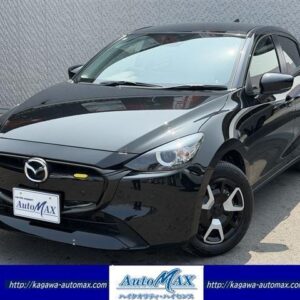 2024 Mazda Mazda2 black gasoline used car Japan export
