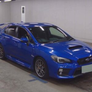 2017 Subaru Wrx Sti blue gasoline used car Japan export