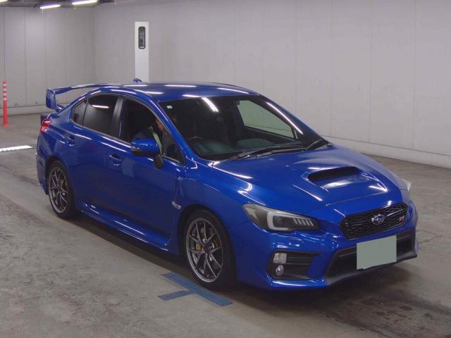 Ref:AUX-23019974 SUBARU WRX STI 2017 1 2017 Subaru Wrx Sti blue gasoline used car Japan export