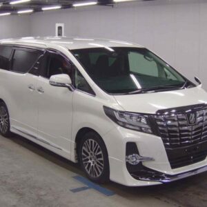 2017 Toyota Alphard pearl gasoline used car Japan export