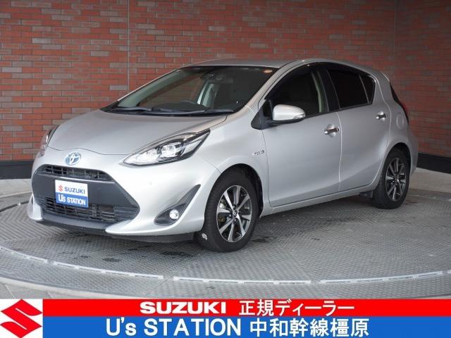 Ref:AUX-23020089 TOYOTA AQUA 2019 1 2019 Toyota Aqua silver gasoline used car Japan export
