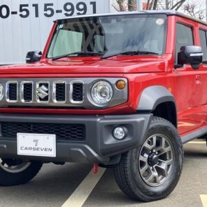 2025 Suzuki Jimny Nomade red gasoline used car Japan export