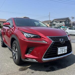 2018 Lexus Nx red gasoline used car Japan export
