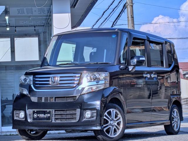 Ref:AUX-23032772 HONDA N-BOX 2013 1 2013 Honda N-Box black gasoline used car Japan export