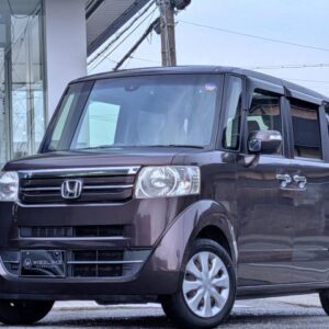 2015 Honda N-Box tea gasoline used car Japan export