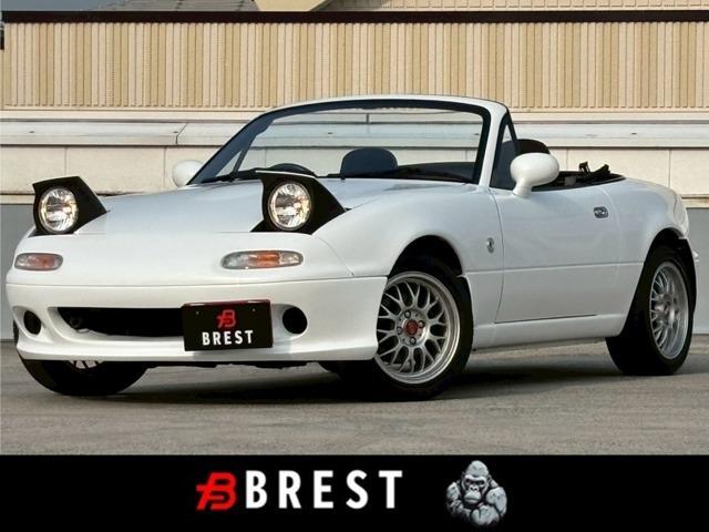 Ref:AUX-23032818 MAZDA ROADSTER 1998 1 1998 Mazda Roadster white gasoline used car Japan export