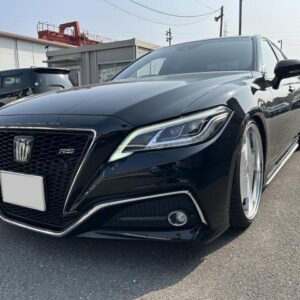 2022 Toyota Crown black gasoline used car Japan export