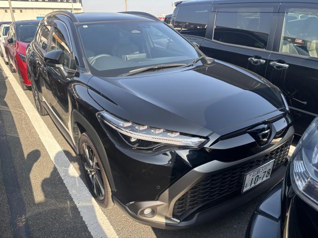 Ref:AUX-23034494 TOYOTA COROLLA CROSS 2024 1 2024 Toyota Corolla Cross black hybrid used car Japan export