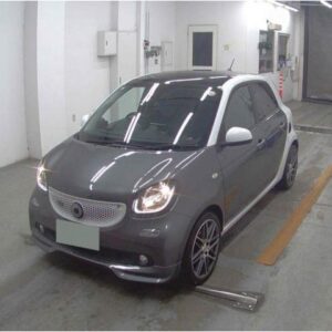 2017 Mcc Smart Smart For Four gray gasoline used car Japan export