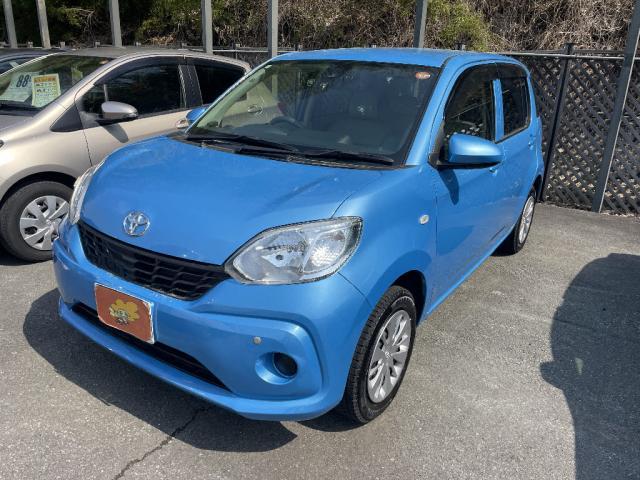 Ref:AUX-23035139 TOYOTA PASSO 2018 1 2018 Toyota Passo blue gasoline used car Japan export