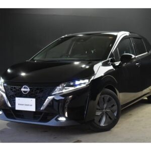 2021 Nissan Note black hybrid used car Japan export