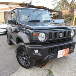 2022 Suzuki Jimny Sierra black gasoline used car Japan export
