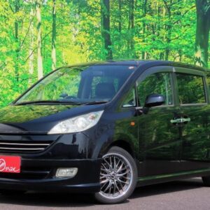 2006 Honda Stepwagon black gasoline used car Japan export