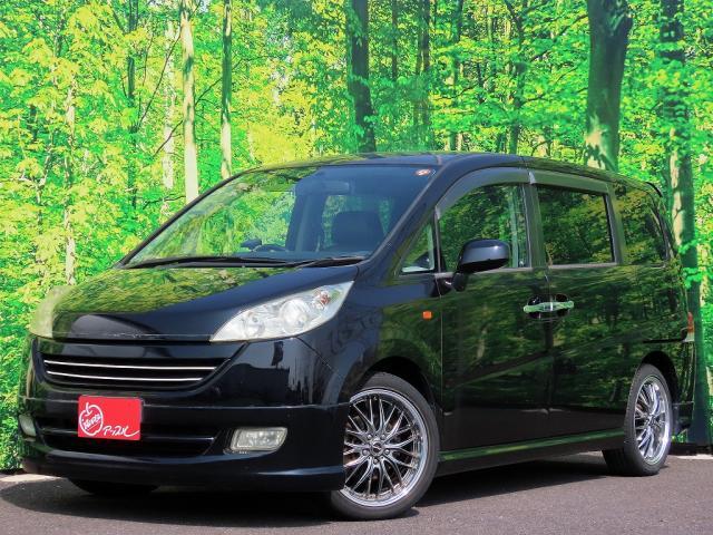 Ref:AUX-23035610 HONDA STEPWAGON 2006 1 2006 Honda Stepwagon black gasoline used car Japan export