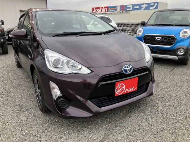 Ref:AUX-23035717 TOYOTA AQUA 2015 1 2015 Toyota Aqua purple gasoline used car Japan export