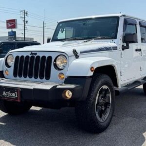 2014 Chrysler Jeep Jeep Wrangler Unlimited white gasoline used car Japan export