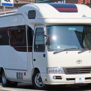 2016 Toyota Coaster Big Van white diesel used car Japan export