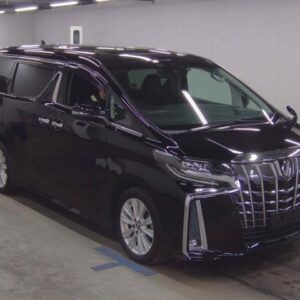2018 Toyota Alphard black gasoline used car Japan export