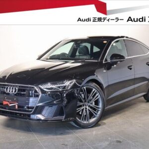 2023 Audi A7 Sportback black hybrid used car Japan export