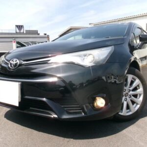 2016 Toyota Avevsis Wagon black gasoline used car Japan export