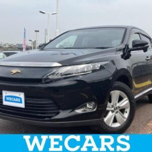 2017 Toyota Harrier black gasoline used car Japan export