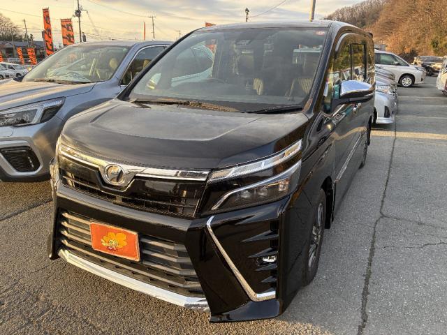 Ref:AUX-23039824 TOYOTA VOXY 2018 1 2018 Toyota Voxy black gasoline used car Japan export