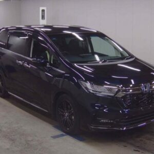 2021 Honda Odyssey Hybrid black gasoline used car Japan export