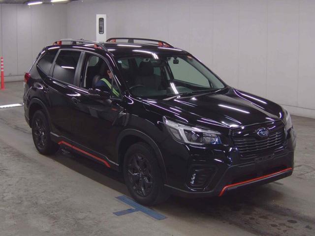 Ref:AUX-23039828 SUBARU FORESTER 2021 1 2021 Subaru Forester black gasoline used car Japan export
