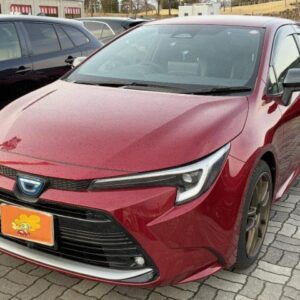 2024 Toyota Corolla Touring red gasoline used car Japan export