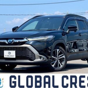 2022 Toyota Corolla Cross black gasoline used car Japan export