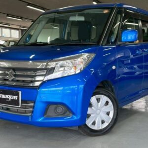 2018 Suzuki Solio blue gasoline used car Japan export